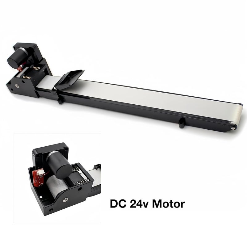 KZU DC 24V Mini Vending Machine Conveyor Belt, High-Strength Seamless Fiber Conveyor Belt, Automatic Cargo Material Conveyor Belt System with 33Lbs Load Capacity for Product Delivery - Image 3